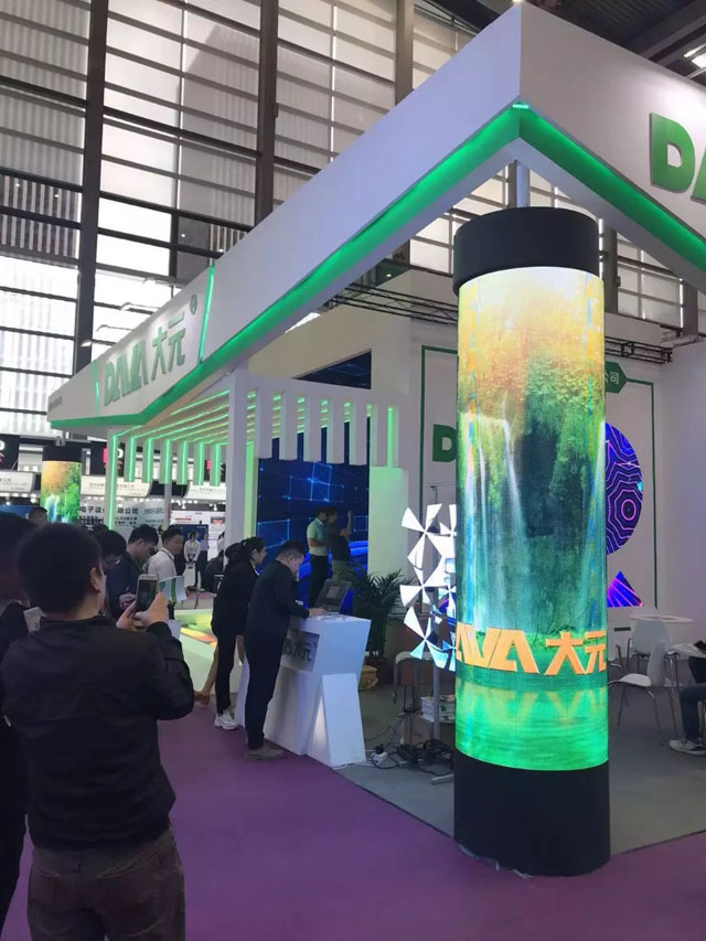 展會過后大元LED創意顯示屏給人們帶來的視覺沖擊