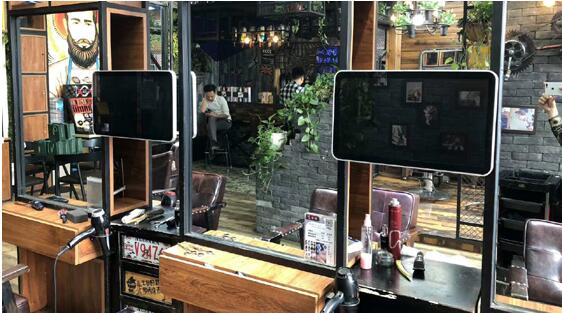 邢臺(tái)市連鎖洗發(fā)店美容院引入液晶網(wǎng)絡(luò)廣告機(jī)